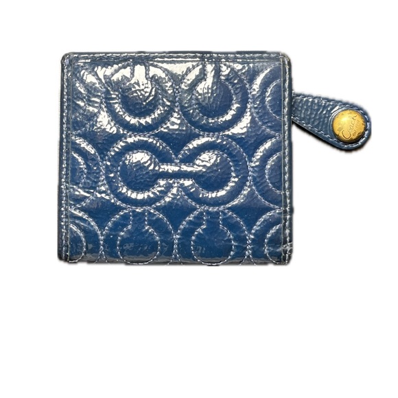 Coach Handbags - Coach Gramercy Embossed Bi-Fold Wallet